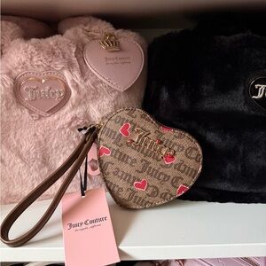 Juicy Couture I Heart Juicy Heart-Shaped Wristlet